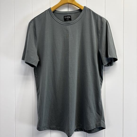 Cuts Clothing Classic T Shirt Women Large Gray Minimalist Outdoors Simplicity - Picture 1 of 6